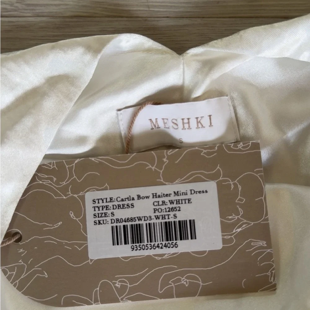 Meshki White Haiter Mini Dress - Picture 6 of 6